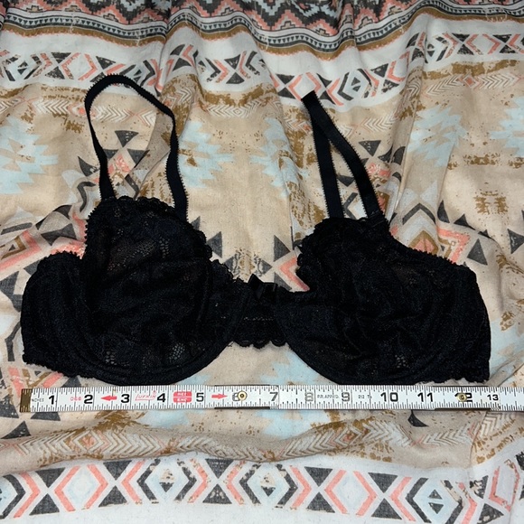 NWOT Apt. 9 Black Lace Sheer Bra with Underwire Size 38C - Picture 10 of 10